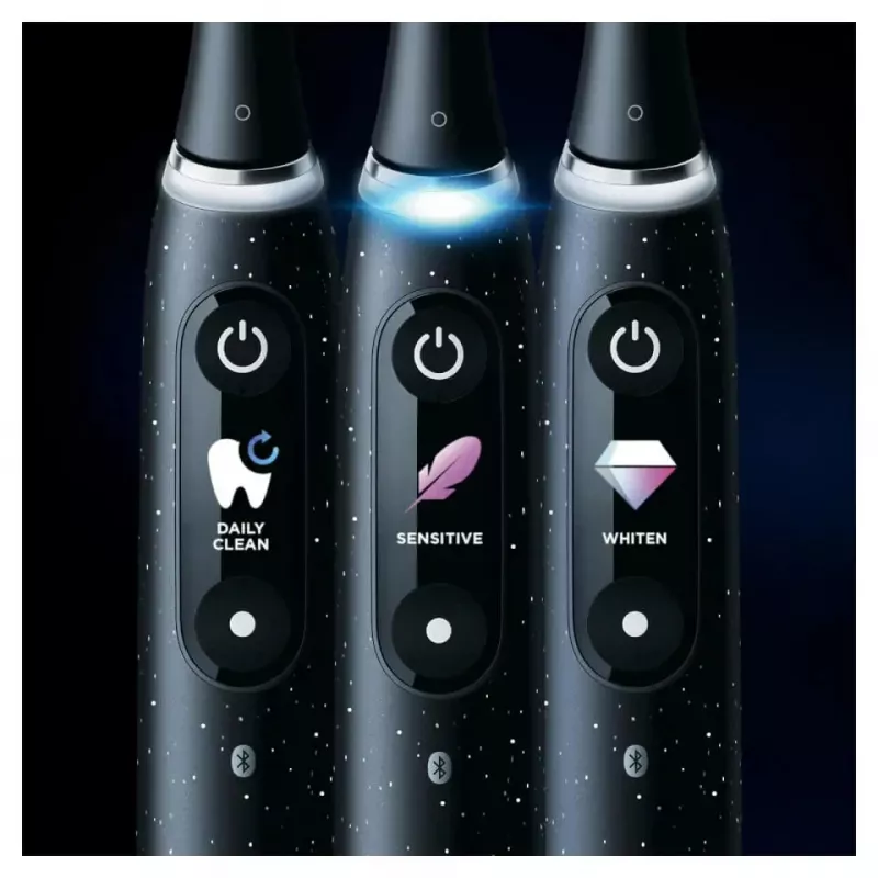 Oral-B iO Series 10 besukiojantis-osciliuojantis dantų šepetėlis suaugusiems, juodas