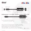 CLUB3D MiniDisplayPort 1.4 į HDMI 4K120Hz arba 8K60Hz HDR10+ laidas M/M 1,8 m