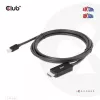 CLUB3D MiniDisplayPort 1.4 į HDMI 4K120Hz arba 8K60Hz HDR10+ laidas M/M 1,8 m