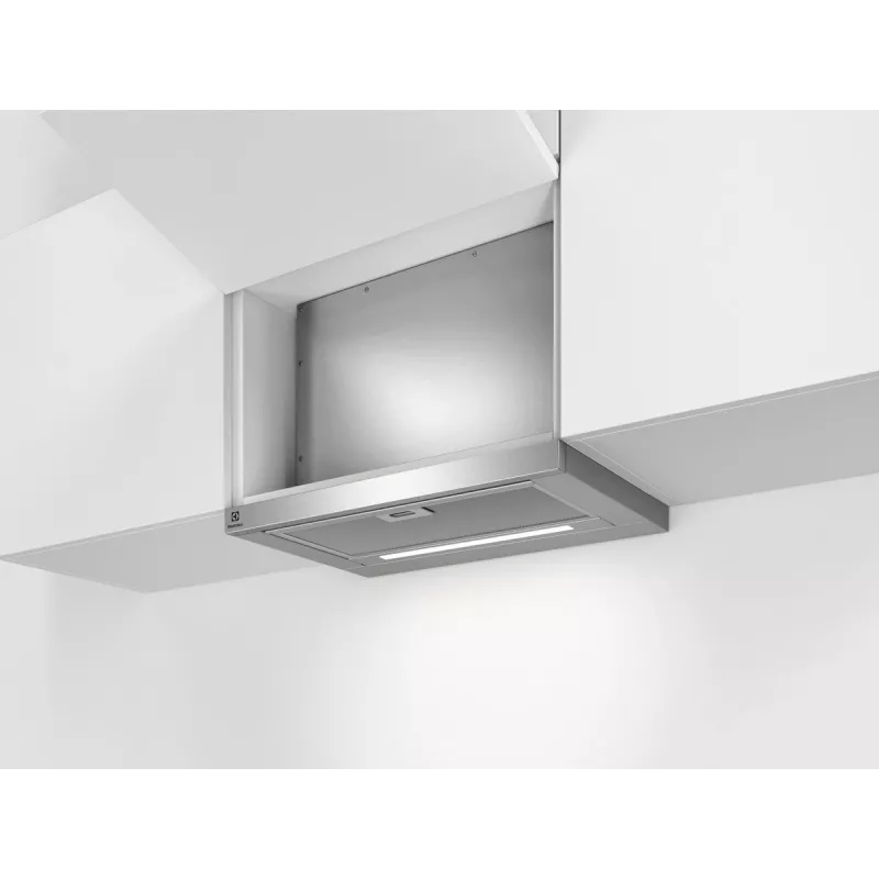 Įmontuojamas gartraukis Electrolux LFP616X, 598 mm, 600 m³/h, pilkas