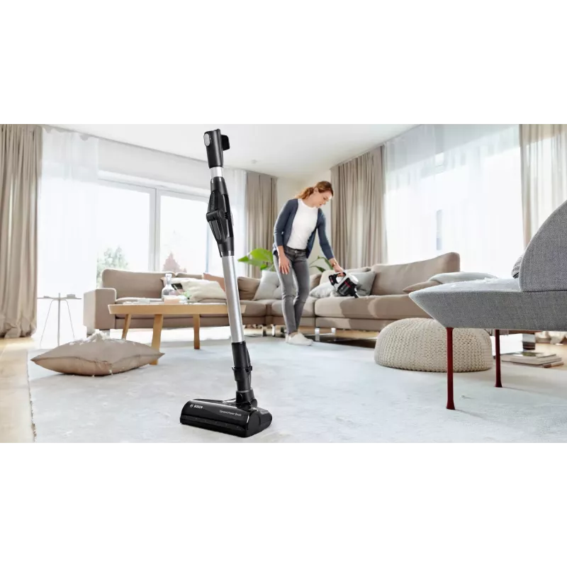 Bosch BCS711XXL belaidis šluotinis dulkių siurblys, 18 V, 0,3 L, 3 Ah, baltas