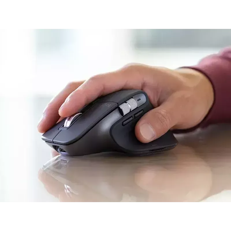 LOGITECH MX Master 3S for Business – belaidė Bluetooth pelė, grafito spalva