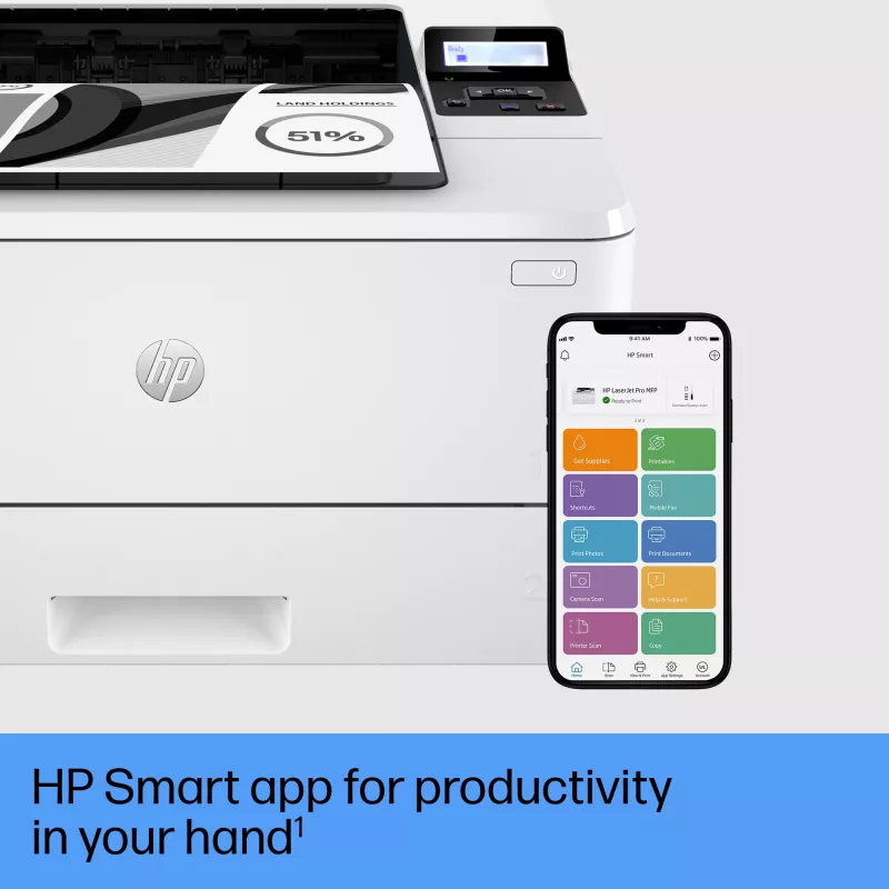 Spausdintuvas HP LaserJet Pro 4002dw Baltas