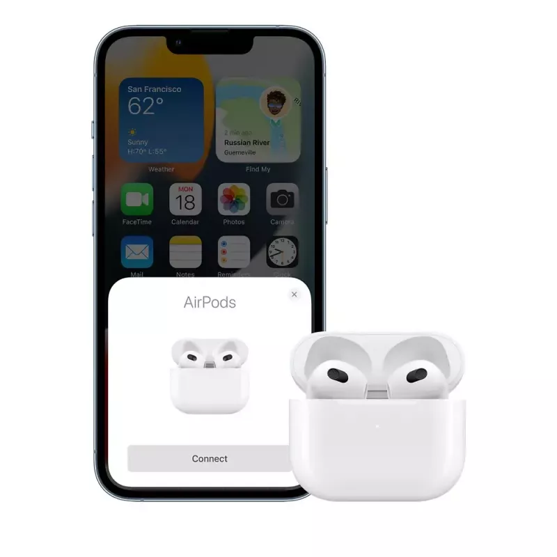 Ausinės Apple AirPods 3 kartos su Lightning įkrovimo dėklu