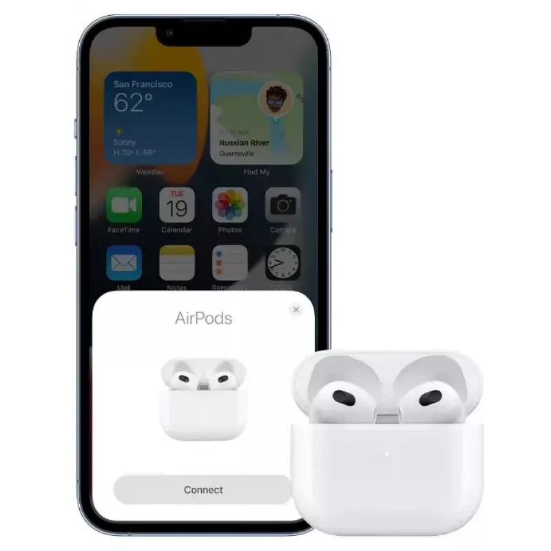 Ausinės Apple AirPods 3 kartos su Lightning įkrovimo dėklu