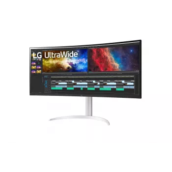LG 38BQ85C-W kompiuterio monitorius 95,2 cm (37,5 colio) 3840 x 1600 pikselių Quad HD+ Baltas