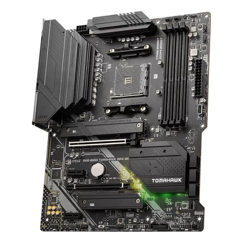 MSI MAG B550 TOMAHAWK MAX WIFI pagrindinė plokštė AMD B550 Socket AM4 ATX
