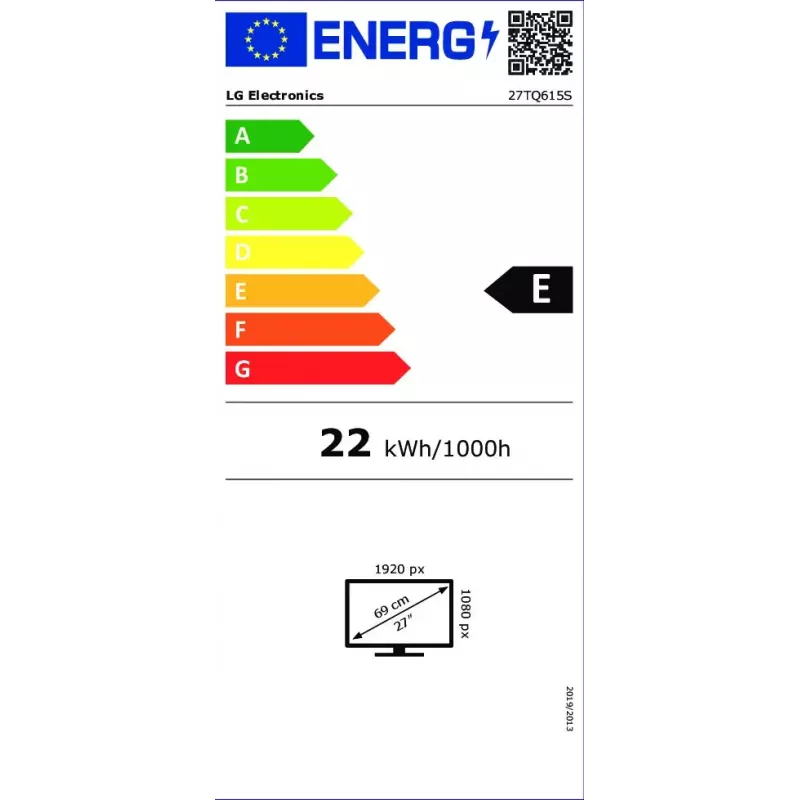 LG 27TQ615S-PZ.AEU 68,6 cm (27 colių) Full HD Smart TV su Wi-Fi, juodas, 250 cd/m²