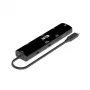 CLUB3D USB4™ Gen3x2 Type-C, 6-in-1 USB-C centras su HDMI™ 8K60Hz arba 4K120Hz, 2xUSB Type-A (10G), Ethernet RJ45 (2.5G) ir 2xUSB Type-C (1x duomenys 10G, 1x PD3.0 įkrovimas 100W)