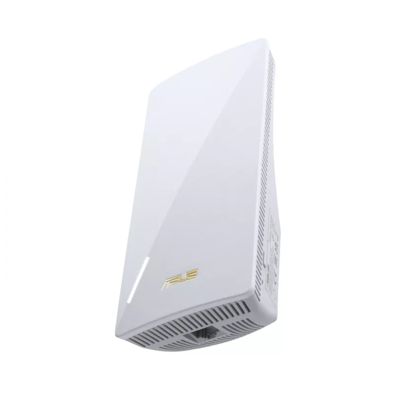 Tinklo siųstuvas ASUS RP-AX58 – dviejų juostų Wi‑Fi 6 (802.11ax), 2400 Mbps, 1× Gigabit LAN, 2 vidinės antenos, baltas