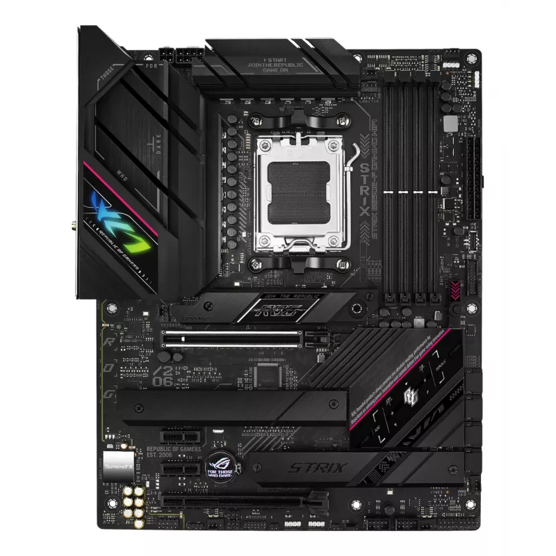ASUS ROG STRIX B650E-F GAMING WIFI pagrindinė plokštė AMD B650 Socket AM5 ATX