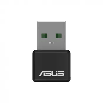 Tinklo adapteris ASUS USB-AX55 Nano AX1800 Wi‑Fi 6 dviejų juostų USB belaidis adapteris, 1800 Mbps, juodas
