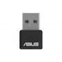 Tinklo adapteris ASUS USB-AX55 Nano AX1800 Wi‑Fi 6 dviejų juostų USB belaidis adapteris, 1800 Mbps, juodas