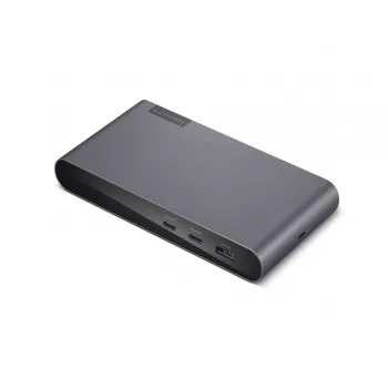 Lenovo 40B30090EU dokas / prievadų replikatorius nešiojamam kompiuteriui 2 x USB 3.2 Gen 2 (3.1 Gen 2) Type-C Pilka