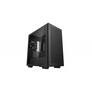 Korpusas DeepCool CH370 Mini Tower – microATX/Mini-ITX, grūdintas stiklas, palaiko iki 32 cm GPU