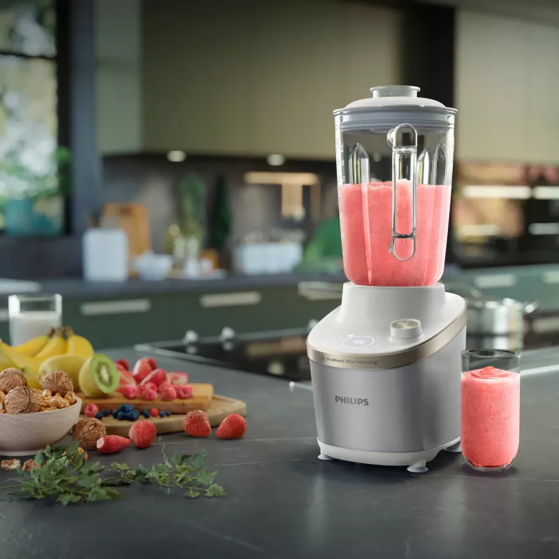 Philips 7000 serijos HR3760/01 stalo blenderis 2 L 1500 W nerūdijantis plienas, balta