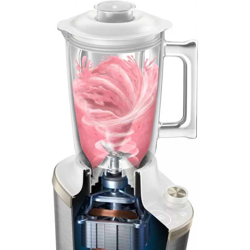 Philips 7000 serijos HR3760/01 stalo blenderis 2 L 1500 W nerūdijantis plienas, balta