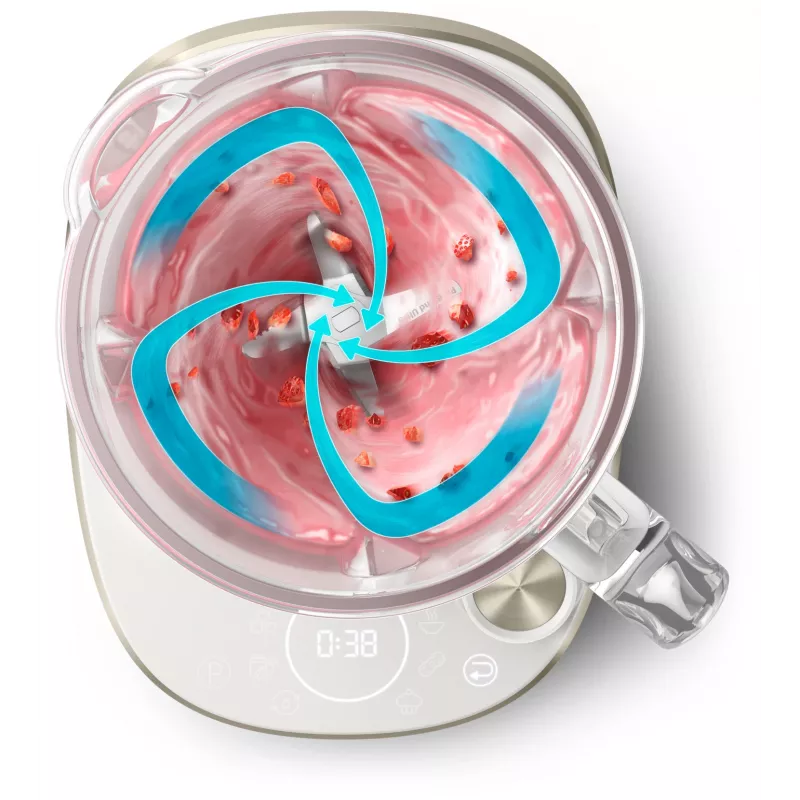 Philips 7000 serijos HR3760/01 stalo blenderis 2 L 1500 W nerūdijantis plienas, balta