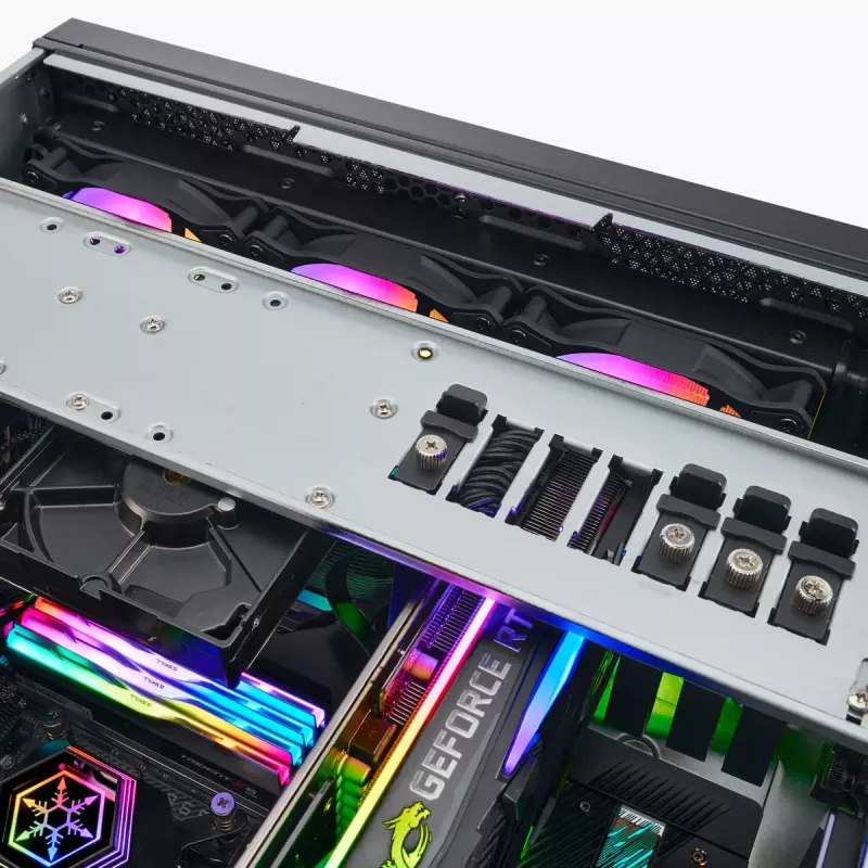 Serverio korpusas Silverstone SST-RM44 Tower Juodas ATX 240 360mm