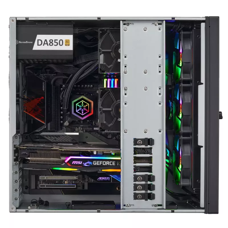 Serverio korpusas Silverstone SST-RM44 Tower Juodas ATX 240 360mm