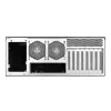 Serverio korpusas Silverstone SST-RM44 Tower Juodas ATX 240 360mm