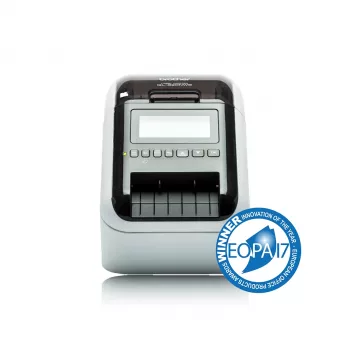 Brother QL-820NWBC etikečių spausdintuvas (tiesioginis terminis, spalva juoda/balta, 300 x 300 DPI, 176 mm/s, laidinis ir belaidis Ethernet LAN, DK, Wi-Fi, Bluetooth)