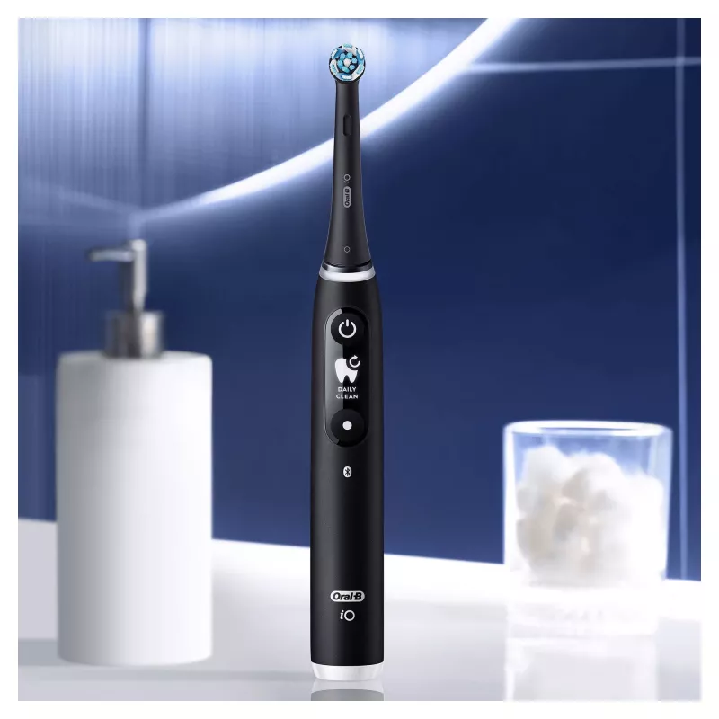 Oral-B iO 6 suaugusiųjų vibracinis dantų šepetėlis juodas