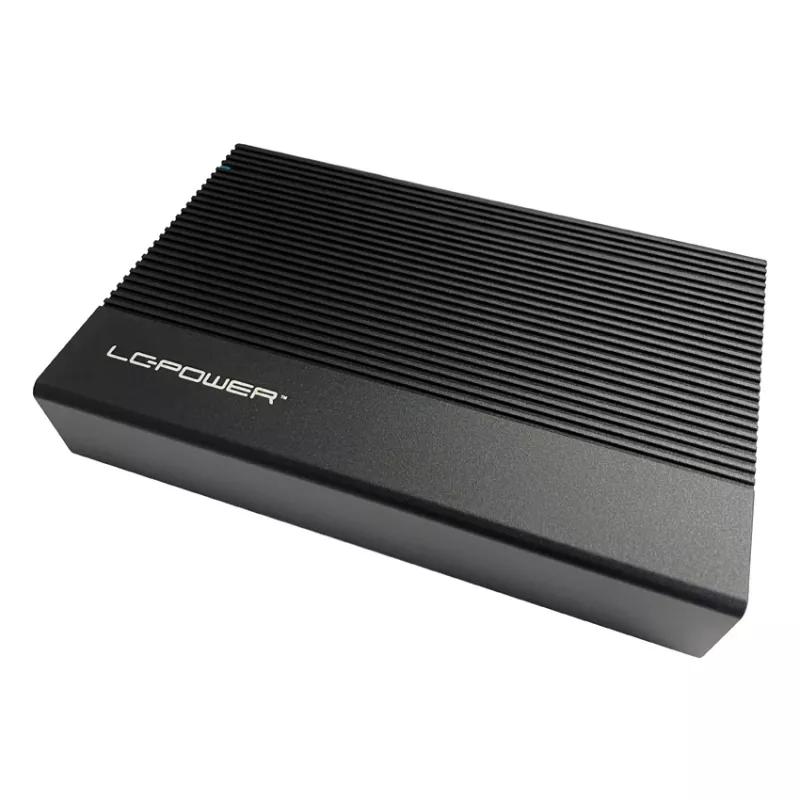 Išorinis HDD/SSD dėklas LC-Power LC-35U3-C 3,5 colio juodas USB Type-C 6 Gbit/s
