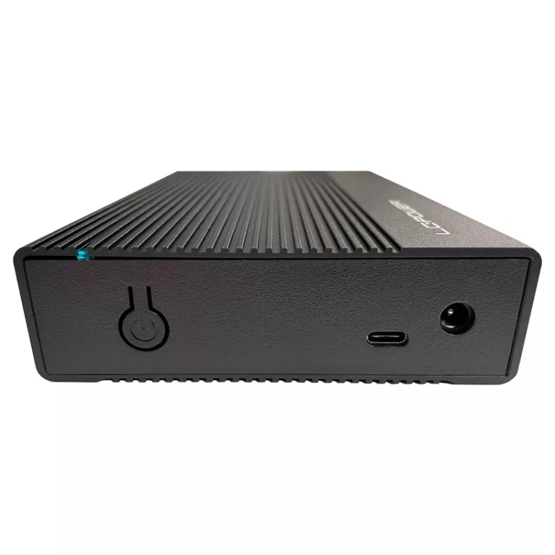 Išorinis HDD/SSD dėklas LC-Power LC-35U3-C 3,5 colio juodas USB Type-C 6 Gbit/s