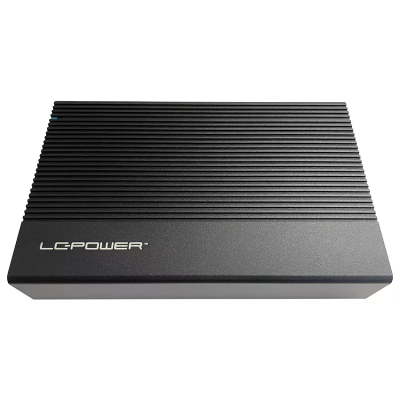 Išorinis HDD/SSD dėklas LC-Power LC-35U3-C 3,5 colio juodas USB Type-C 6 Gbit/s