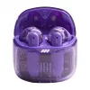 JBL Tune Flex Ghost Edition belaidės ausinės TWS, violetinės, permatomos