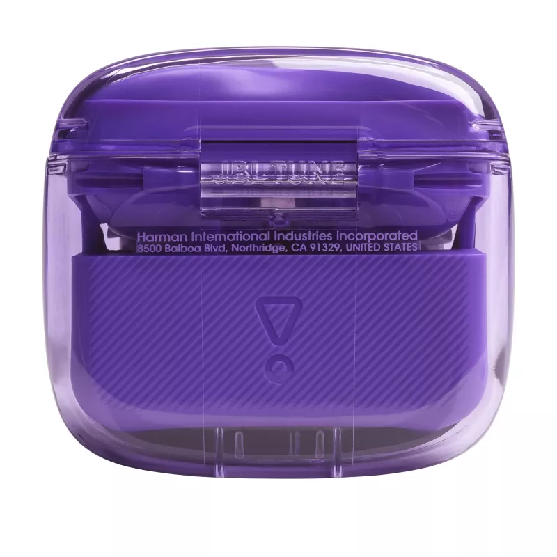 JBL Tune Flex Ghost Edition belaidės ausinės TWS, violetinės, permatomos