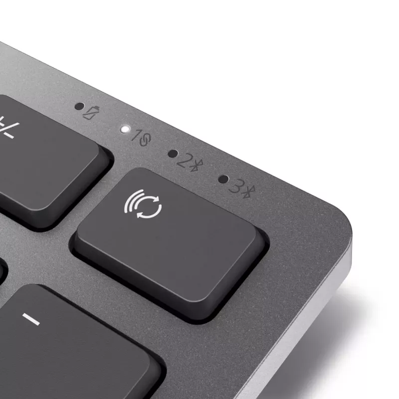 Belaidė klaviatūra DELL KB700 Office Bluetooth QWERTY US International Pilka