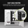 PC korpusas Corsair iCUE 5000D RGB Airflow Midi Tower Baltas