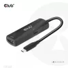 CLUB3D CAC-1588 USB Gen2 Type-C į HDMI™ 8K60Hz arba 4K120Hz HDR10+ su DSC1.2 ir Power Delivery 3.0 aktyvus adapteris M/F
