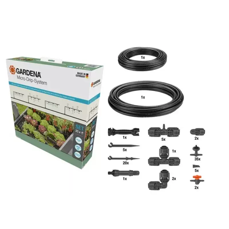 Laistymo sistema lašeline GARDENA 13455-20 žarna 15 m juoda žalia