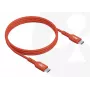 CLUB3D USB2 Type-C abipusis USB-IF sertifikuotas laidas, duomenys 480 Mb, PD 240W (48V/5A) EPR, M/M, 1 m
