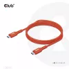 CLUB3D USB2 Type-C abipusis USB-IF sertifikuotas laidas, duomenys 480 Mb, PD 240W (48V/5A) EPR, M/M, 1 m