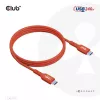 CLUB3D USB2 Type-C abipusis USB-IF sertifikuotas laidas, duomenys 480 Mb, PD 240W (48V/5A) EPR, M/M, 1 m