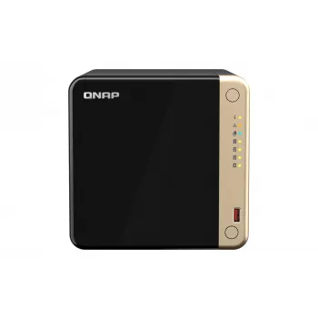 QNAP TS-464 NAS bokštas Intel® Celeron® N5095 8 GB DDR4 0 TB QNAP QTS Juoda