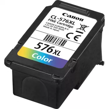 Canon CL-576XL kasetė 1 vnt. Originali didelės talpos (XL) Cian, Magenta, Geltona