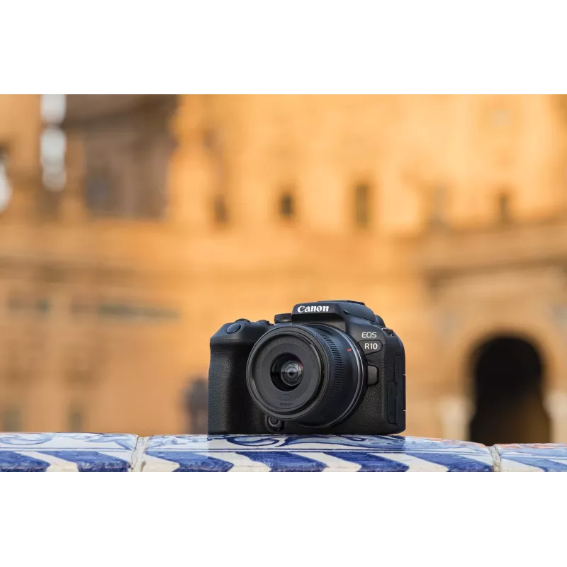 Canon EOS R10 + RF-S 18-45mm F4.5-6.3 IS STM veidrodinis fotoaparatas 24,2 MP CMOS juodas