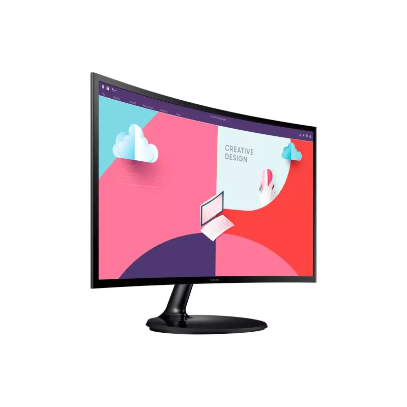 Samsung S36C 27 colių lenktas Full HD monitorius, juodas