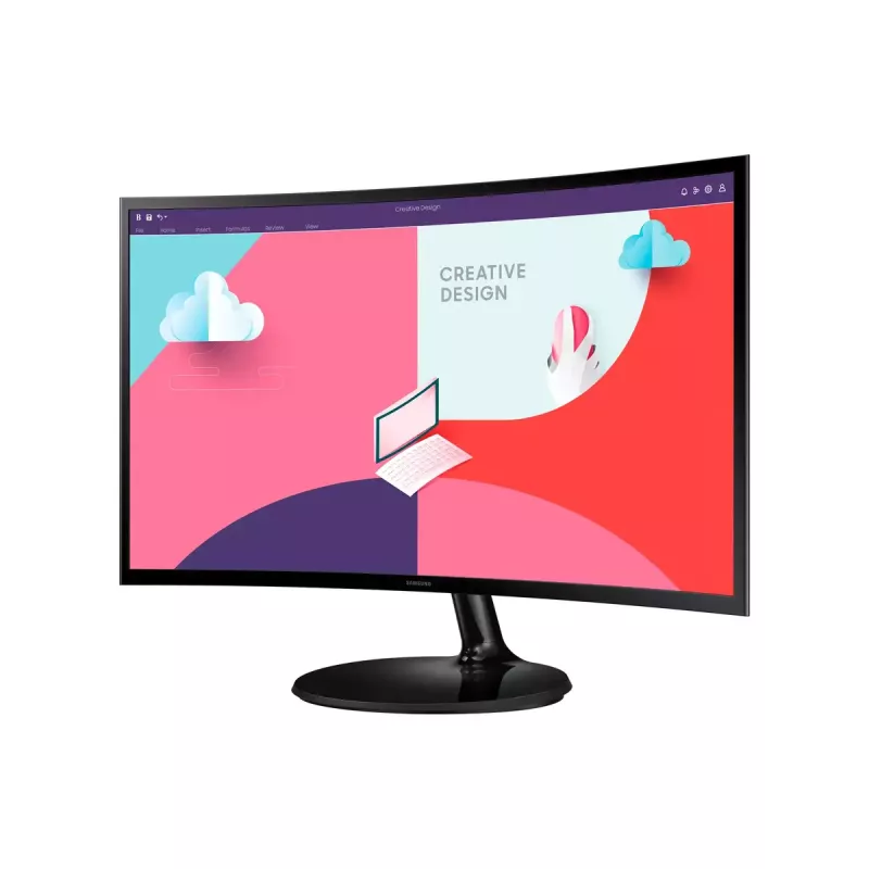 Samsung S36C 27 colių lenktas Full HD monitorius, juodas