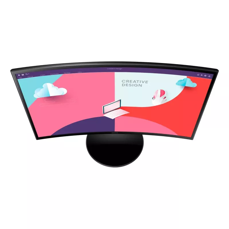 Samsung S36C 27 colių lenktas Full HD monitorius, juodas