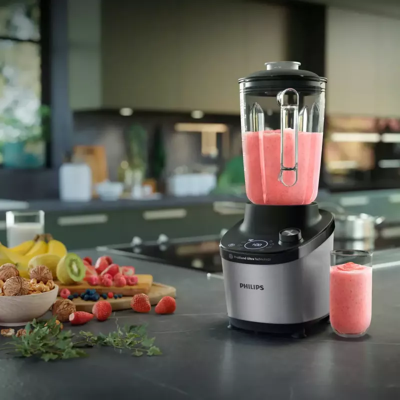 Stalo blenderis Philips 7000 serijos HR3760/00 juodas metalinis