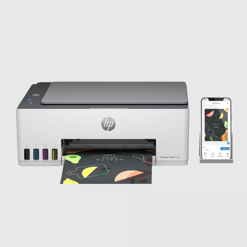 HP Smart Tank 5105 belaidis daugiafunkcis spausdintuvas, kopijavimo aparatas, skaitytuvas
