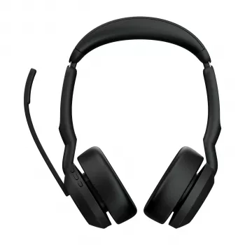 Jabra Evolve2 55 – belaidė ausinė su Link380a MS Stereo, biurui ir skambučių centrui, 20–20000 Hz, 130 g, juoda