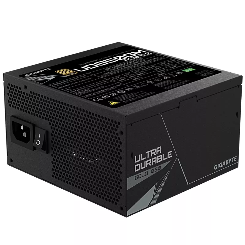 GIGABYTE GP-UD850GM PG5 maitinimo blokas 850 W 20+4 pin ATX ATX Juoda