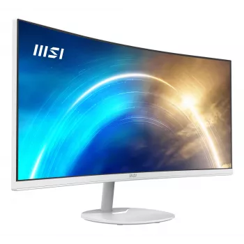 MSI Pro MP341CQW monitorius 86,4 cm (34 col.) 3440 x 1440 pikselių „UltraWide Quad HD“ baltas